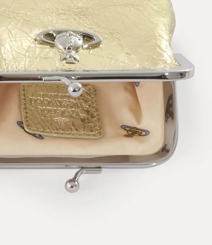 Vivienne Westwood Wallets And Purses Women Frame Coin Purse Gold