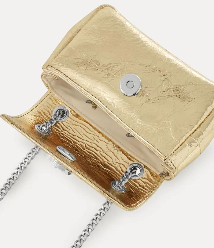 Vivienne Westwood Wallets And Purses Women Small Purse With Chain Gold