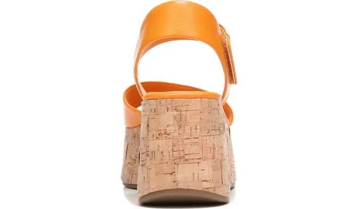 Wedge Sandals Women Franco Sarto Sarto Demi 2 Platform Wedge Sandal Orange Leather