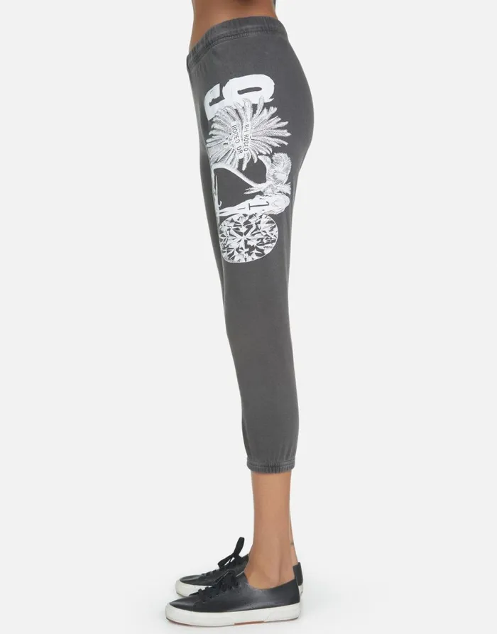 Women039s Alana 90210 Pigment Black Lauren Moshi Crop Sweatpants