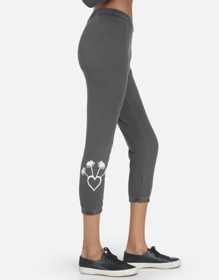 Women039s Alana 90210 Pigment Black Lauren Moshi Crop Sweatpants