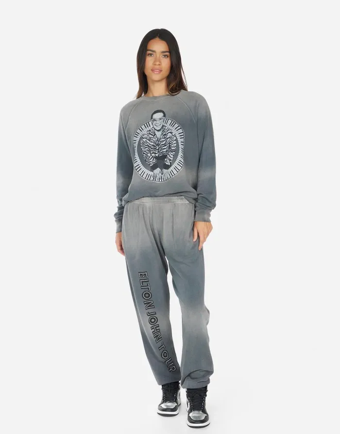 Women039s Anela Elton John Piano Faded Graphite Lauren Moshi Sweaters and Knits