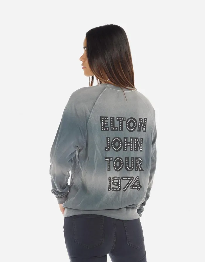 Women039s Anela Elton John Piano Faded Graphite Lauren Moshi Sweaters and Knits