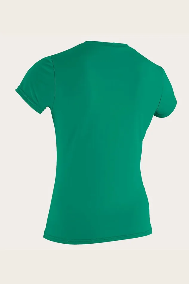 WOMEN039S BASIC SS SUN SHIRT Seaglass Women O039NEILL Women039S Wetsuits