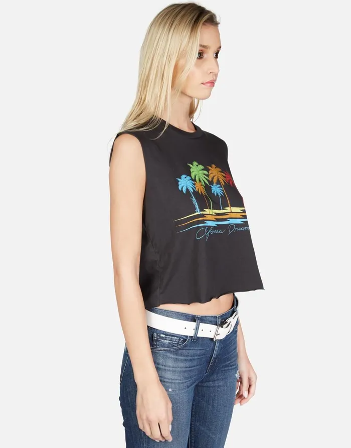 Women039s GiGi Cali Dreaming Onyx Lauren Moshi Tanks
