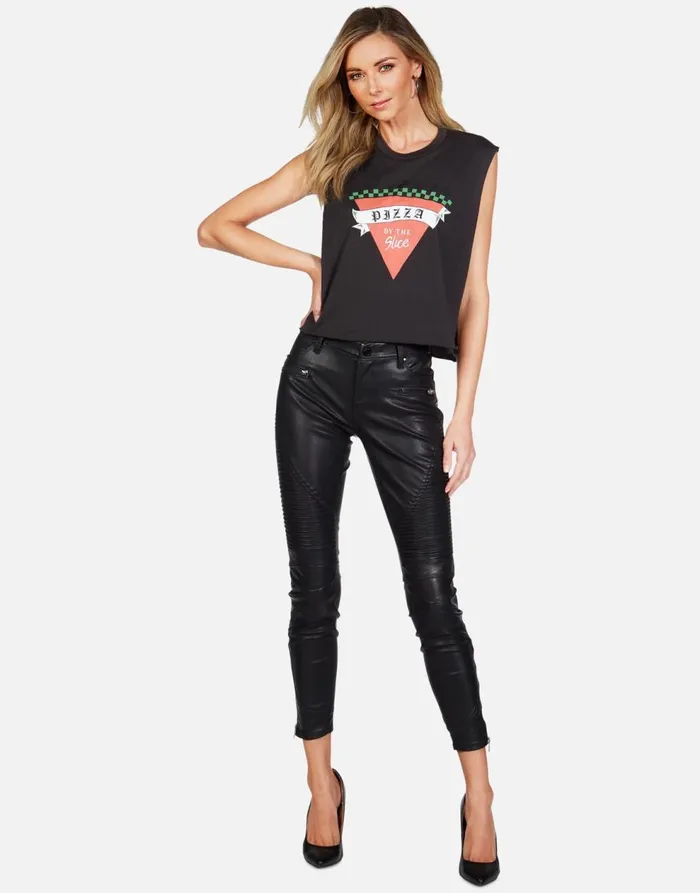 Women039s GiGi Pizza Slice Onyx Lauren Moshi Tanks