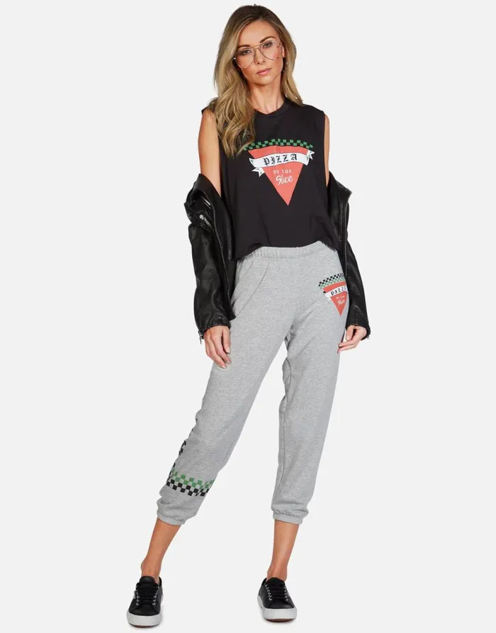 Women039s GiGi Pizza Slice Onyx Lauren Moshi Tanks