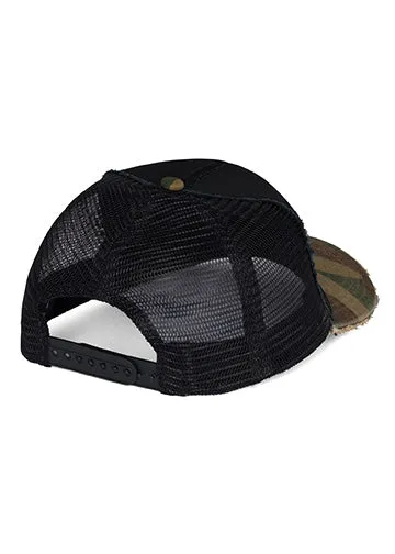 Women039s Jilly Crystal Red Lip Black Camo Lauren Moshi Hats