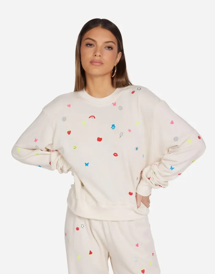 Women039s Spalding Charm Elements Ivory Lauren Moshi Long Sleeve