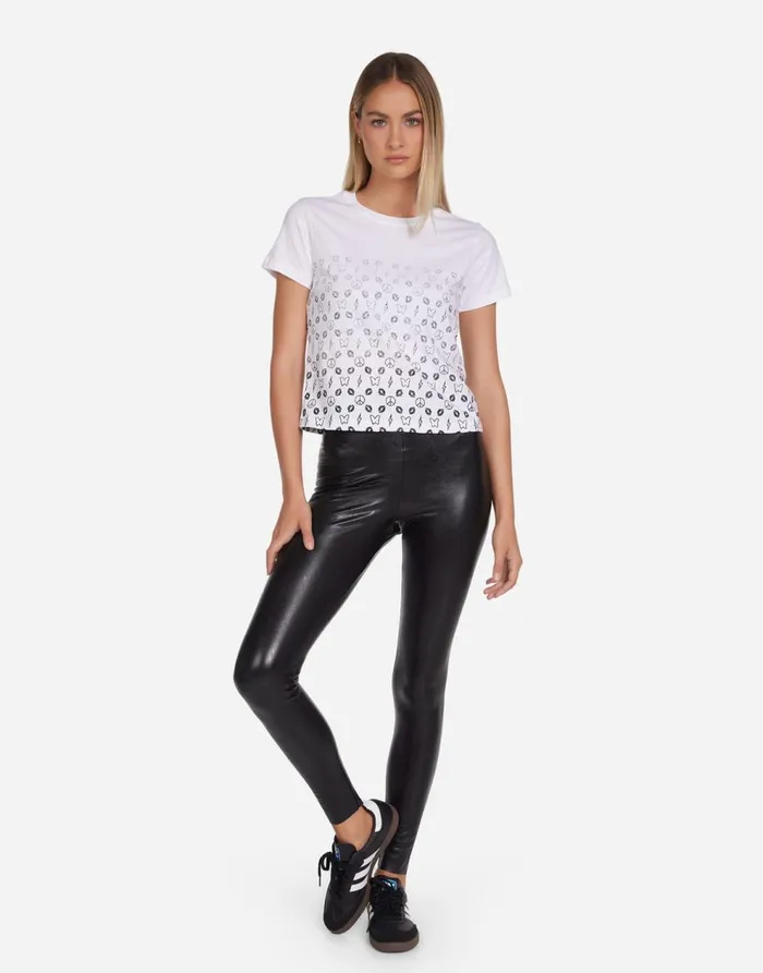 Women039s Ursula Designer Elements White Lauren Moshi Short Sleeve