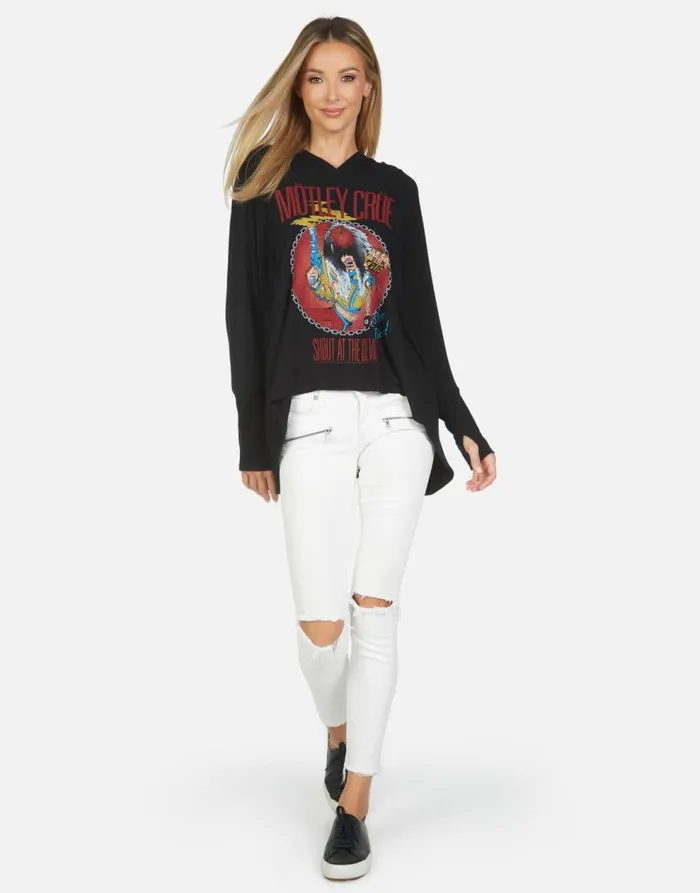 Women039s Wilma X Shout At The Devil Black Lauren Moshi Hoodies
