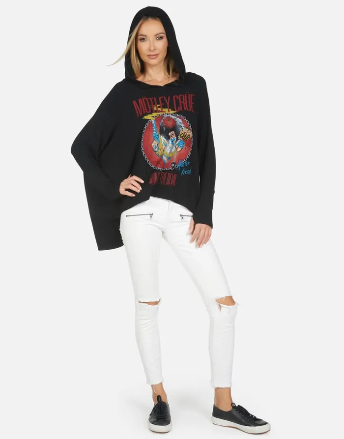 Women039s Wilma X Shout At The Devil Black Lauren Moshi Hoodies