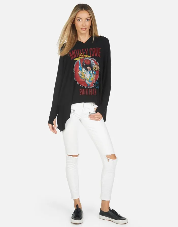 Women039s Wilma X Shout At The Devil Black Lauren Moshi Hoodies