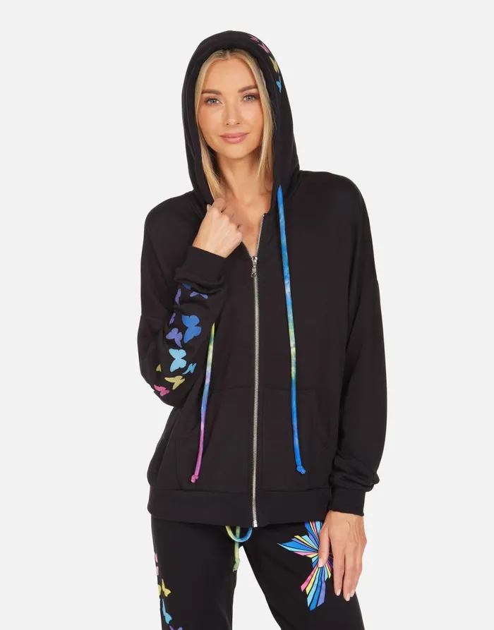Women039s Yolanda Shooting Star Black Lauren Moshi Hoodies
