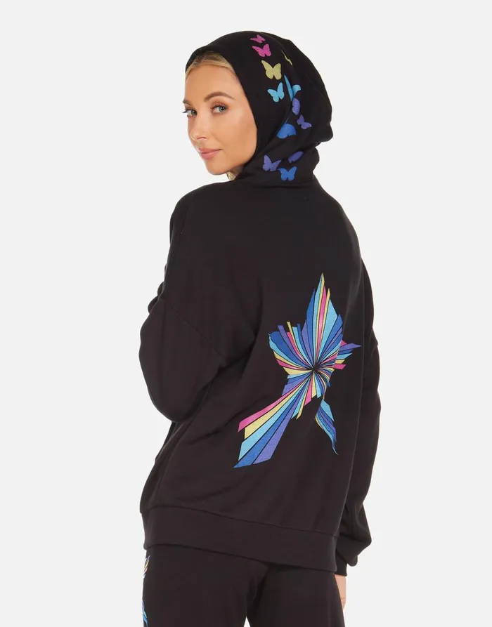 Women039s Yolanda Shooting Star Black Lauren Moshi Hoodies