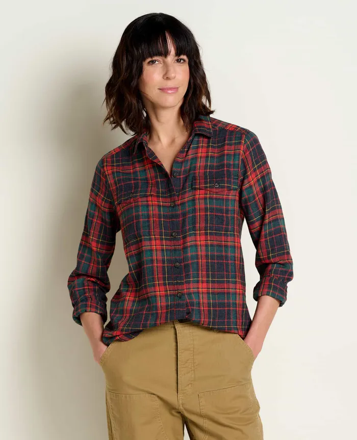 Women8217s ToadandCo ReForm Flannel Shirt Black Tops and TShirts