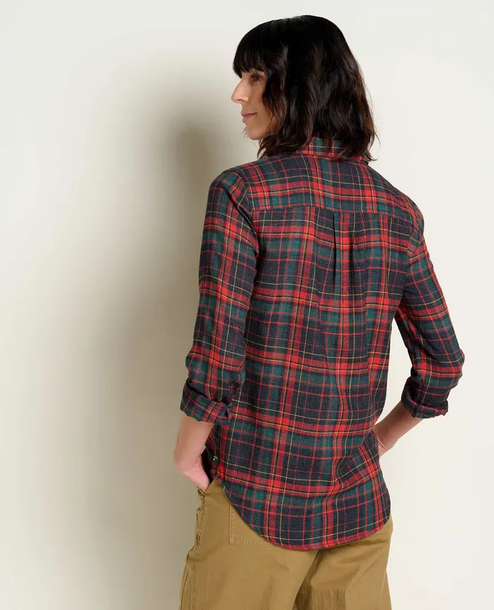 Women8217s ToadandCo ReForm Flannel Shirt Black Tops and TShirts