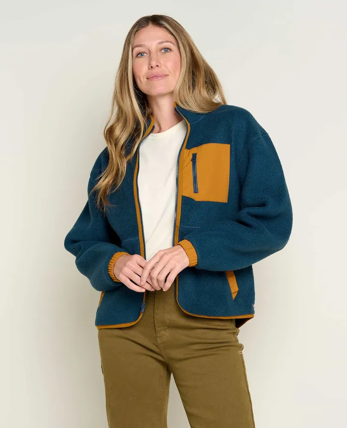 Women8217s ToadandCo Women8217s Campo Fleece Jacket Midnight Jackets and Layers