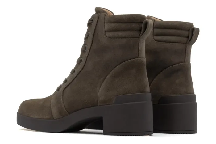 Women ABEO Footwear Boots Capital Lace Olive Women ABEO Footwear Boots Capital Lace Olive