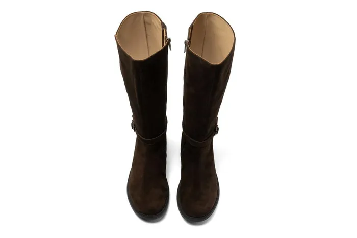 Women ABEO Footwear Boots Compass Tall Dark Brown Women ABEO Footwear Boots Compass Tall Dark Brown