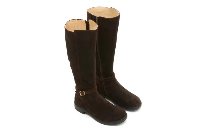 Women ABEO Footwear Boots Compass Tall Dark Brown Women ABEO Footwear Boots Compass Tall Dark Brown