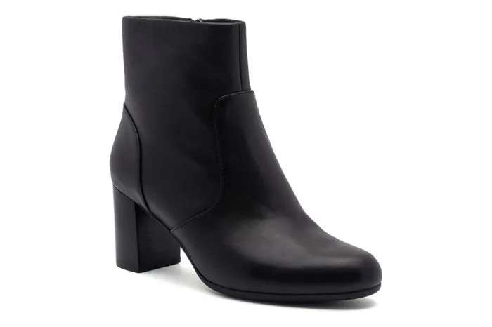 Women ABEO Footwear Boots Tempo Ankle Black Nappa