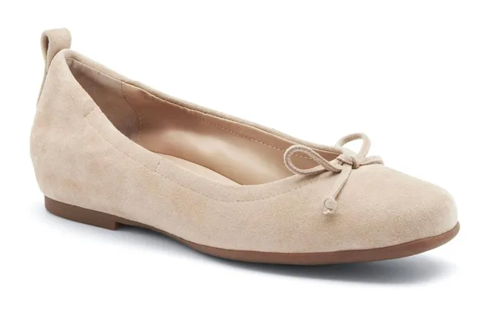 Women ABEO Footwear Dress Cadence Bow Cuban Sand Suede
