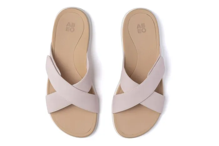 Women ABEO Footwear Sandals Laguna Slide Pink Leather Women ABEO Footwear Sandals Laguna Slide Pink Leather