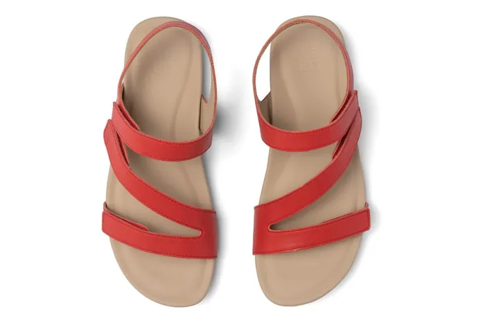 Women ABEO Footwear Sandals Oasis Sandal Red Women ABEO Footwear Sandals Oasis Sandal Red