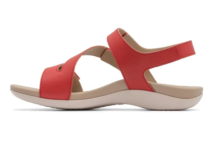 Women ABEO Footwear Sandals Oasis Sandal Red Women ABEO Footwear Sandals Oasis Sandal Red