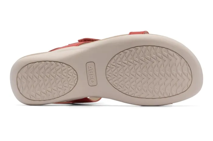 Women ABEO Footwear Sandals Oasis Sandal Red Women ABEO Footwear Sandals Oasis Sandal Red