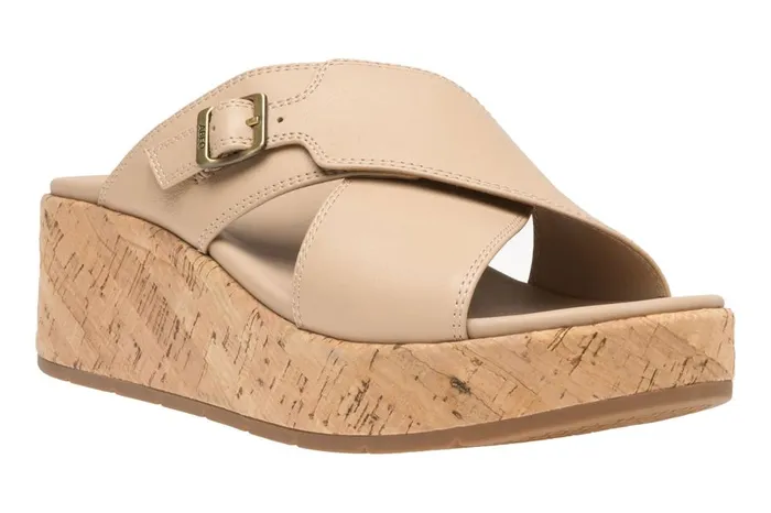 Women ABEO Footwear Sandals Solstice Cross Slide Cuban Sand
