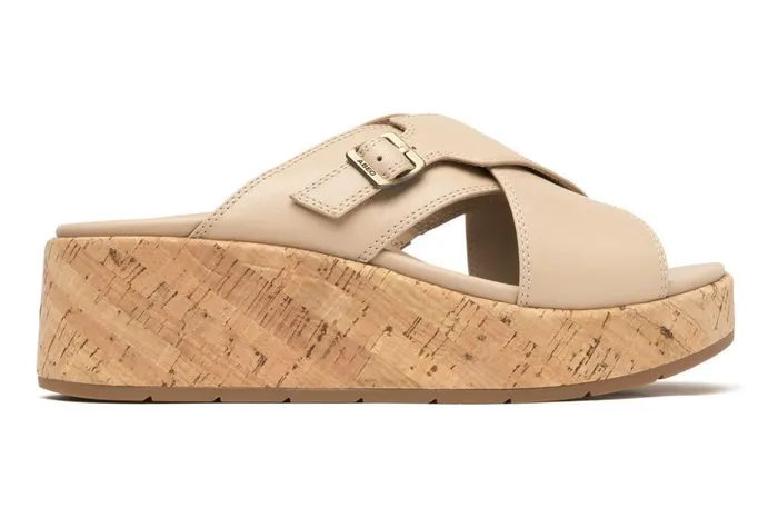 Women ABEO Footwear Sandals Solstice Cross Slide Cuban Sand Women ABEO Footwear Sandals Solstice Cross Slide Cuban Sand