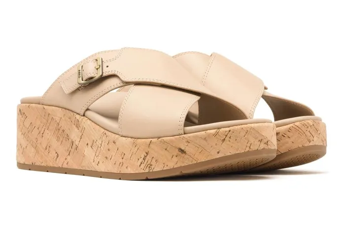 Women ABEO Footwear Sandals Solstice Cross Slide Cuban Sand Women ABEO Footwear Sandals Solstice Cross Slide Cuban Sand