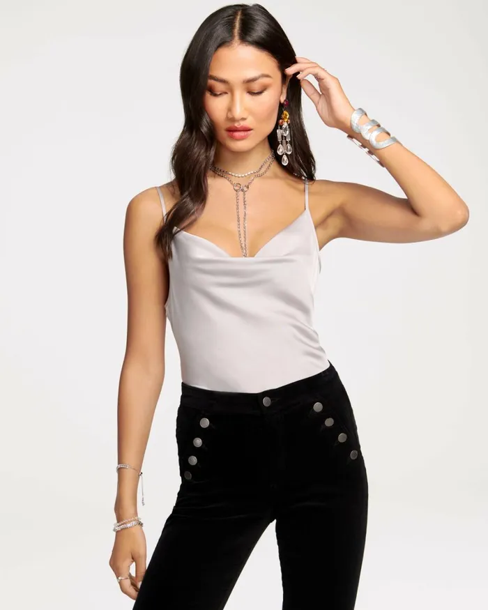 Women Abigail Cowl Neck Tank Top Navy Ramy Brook Tops Women Abigail Cowl Neck Tank Top Navy Ramy Brook Tops