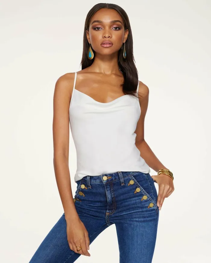 Women Abigail Cowl Neck Tank Top Navy Ramy Brook Tops Women Abigail Cowl Neck Tank Top Navy Ramy Brook Tops