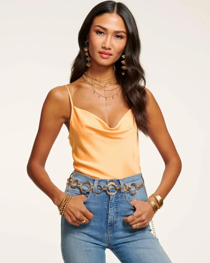 Women Abigail Cowl Neck Tank Top Navy Ramy Brook Tops Women Abigail Cowl Neck Tank Top Navy Ramy Brook Tops