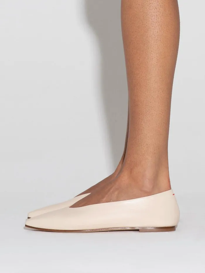 Women Aeyde BETTY Creamy Ballet Flat Aeyde Flats