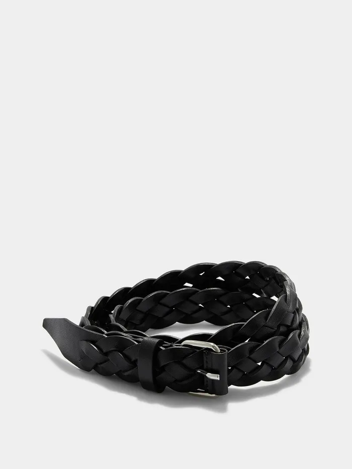Women Aeyde KNOX Black Leather Belt Aeyde Belts