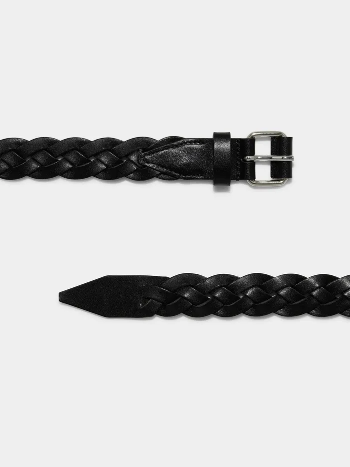 Women Aeyde KNOX Black Leather Belt Aeyde Belts