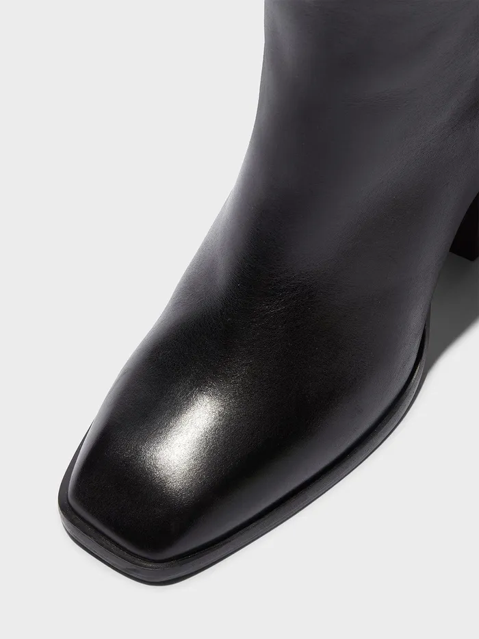 Women Aeyde TERESA Black KneeHigh Boot Aeyde KneeHigh Boots