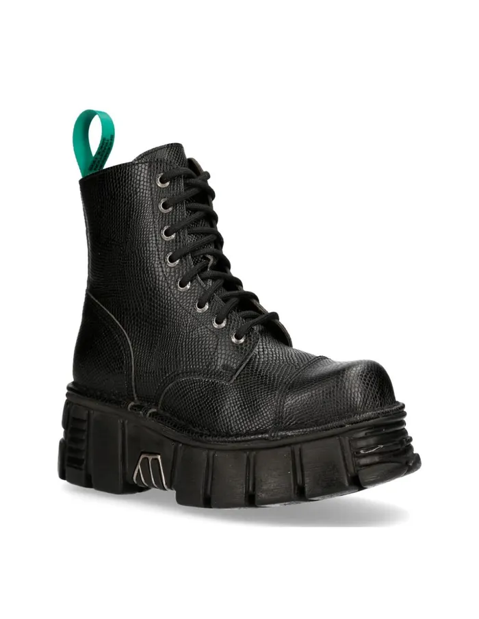 Women Ankle Boot Metallic MMili083cV13 New Rock Military Women Ankle Boot Metallic MMili083cV13 New Rock Military