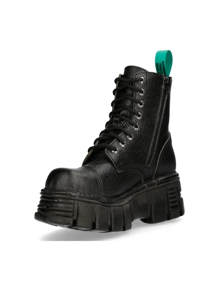 Women Ankle Boot Metallic MMili083cV13 New Rock Military Women Ankle Boot Metallic MMili083cV13 New Rock Military
