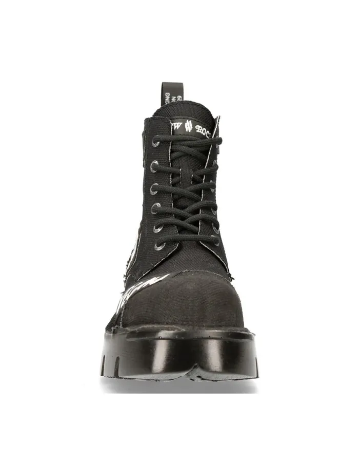 Women Ankle Boot Metallic MMili210parcheC1 New Rock Military Women Ankle Boot Metallic MMili210parcheC1 New Rock Military