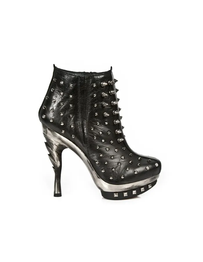 Women Ankle Boot Punk MPunk068C10 New Rock High Heels