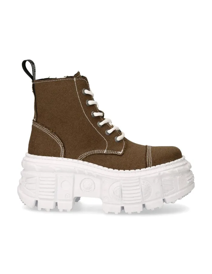 Women Ankle Boot Tank MWall005V28 New Rock Platform