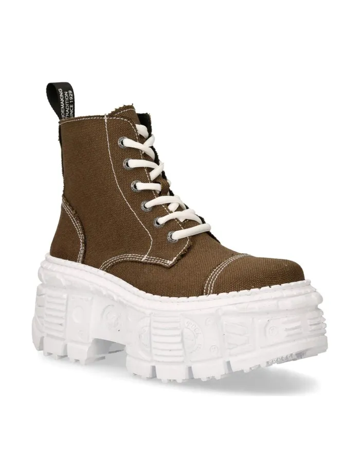 Women Ankle Boot Tank MWall005V28 New Rock Platform