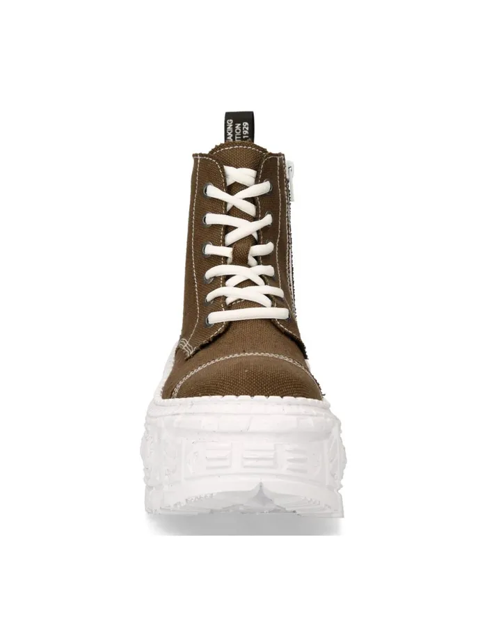 Women Ankle Boot Tank MWall005V28 New Rock Platform