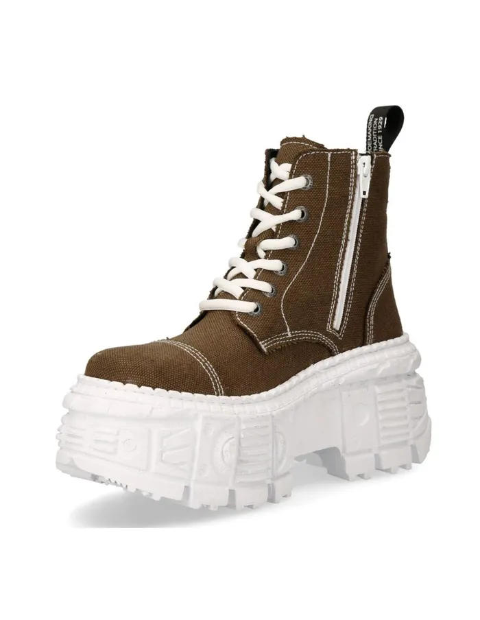 Women Ankle Boot Tank MWall005V28 New Rock Platform