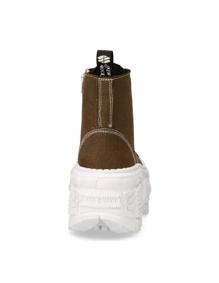 Women Ankle Boot Tank MWall005V28 New Rock Platform
